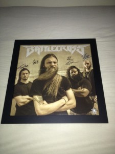 Received by the band in Hartford, CT when CD's sold out. 