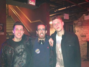 Me with 2 members of Crown The Empire.