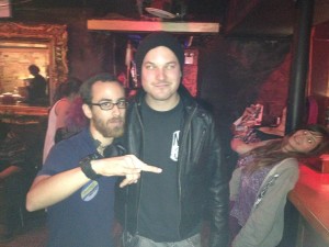 Me and Bradley "Lloyd" Iverson of "Get Scared"