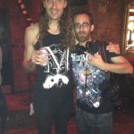 Me with Luke Williams, drummer for Dead Letter Circus