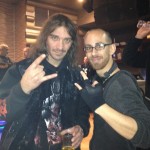 Me with Christian "Speesy" Giesler (Bassist) of Kreator