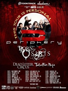 Periphery "This Tour is Personal" Tour Flyer