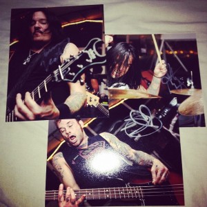 Prong autographed photos