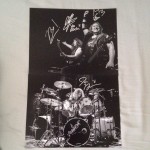 Raven Autographed Pictures. Full Band.