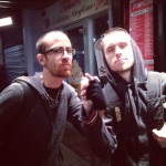 Me and Phil Bozeman of Whitechapel.