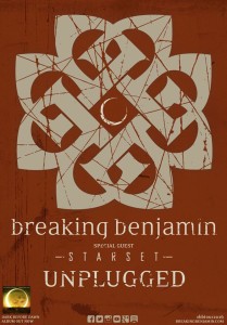 Breaking Benjamin Tour Flyer 2/4/16