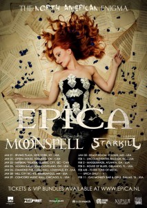 Epica 2016 Tour Flyer